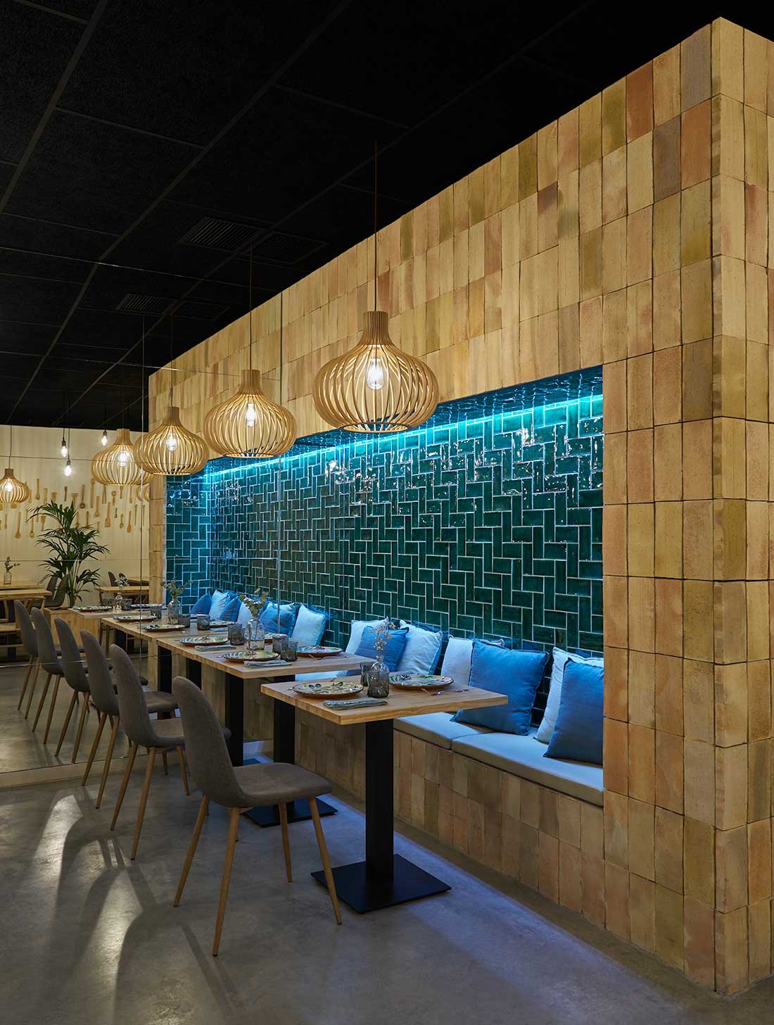 Diseño de restaurante. Nodopía, Arquitectura y Diseño