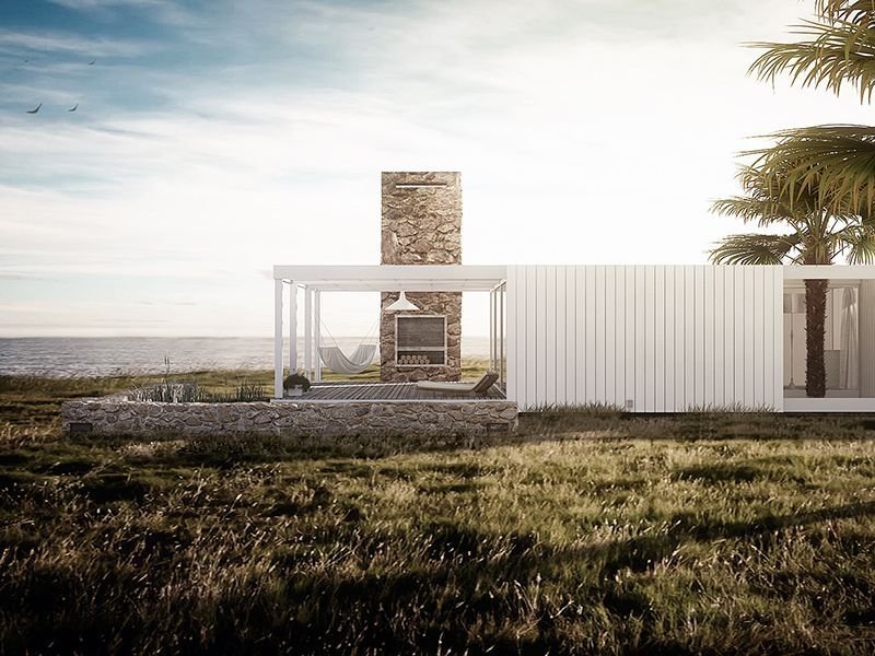 Casas prefabricadas madera hormigón Valencia. Nodopía, Arquitectura y Diseño