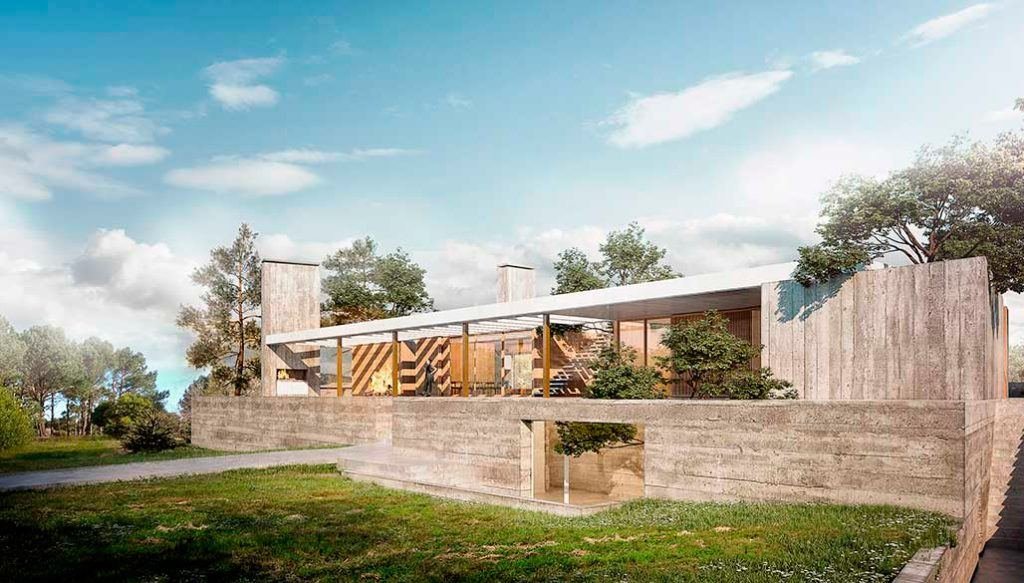 Casa prefabricada bioclimatica. Nodopía Arquitectura y Diseño