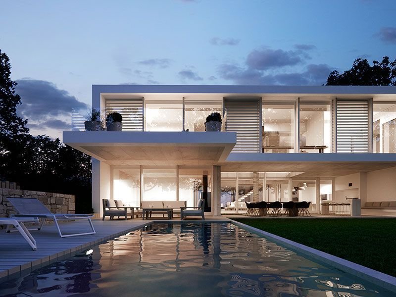 Diseño casa moderna Valencia. Nodopía Arquitectura y Diseño
