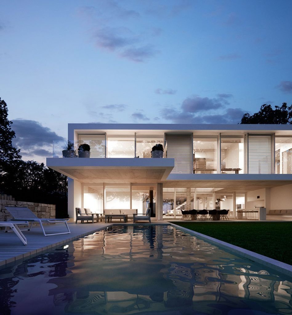 Diseño casa moderna Valencia. Nodopía Arquitectura y Diseño