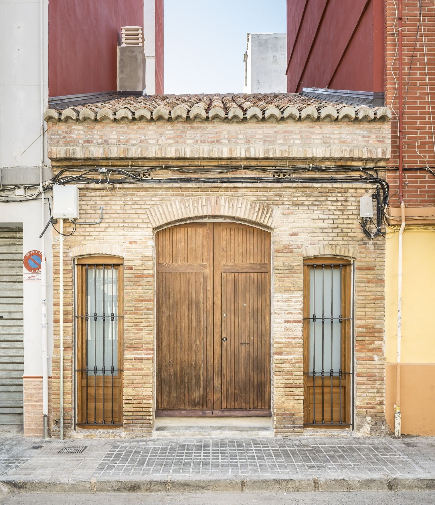 Casa Cabanyal. Reforma. Arquitectos Valencia. Nodopía. Fachada cerrada