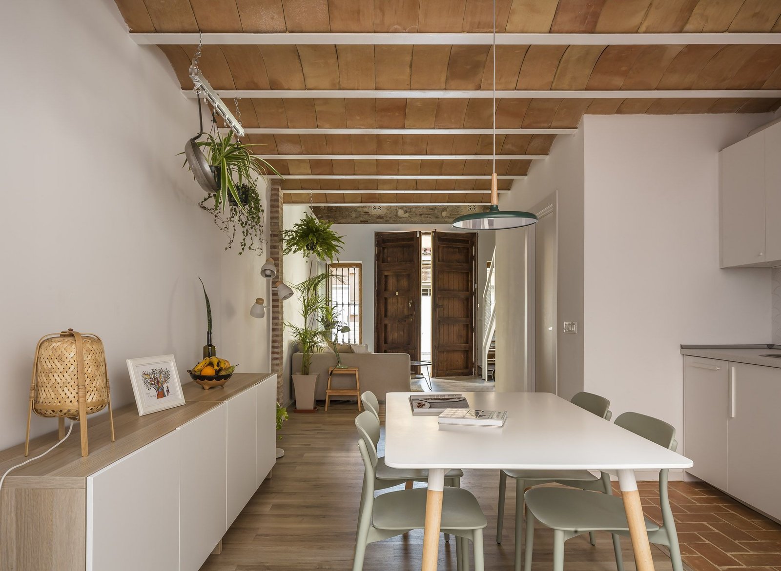 Casa Cabanyal. Reforma. Arquitectos Valencia. Nodopía. Comedor