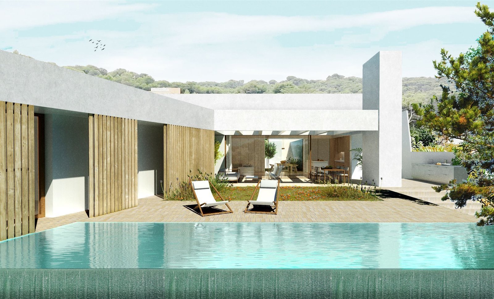 Casa Vedat Vivienda unifamiliar obra nueva en el Vedat Torrente Valencia Arquitectos Valencia Nodopia