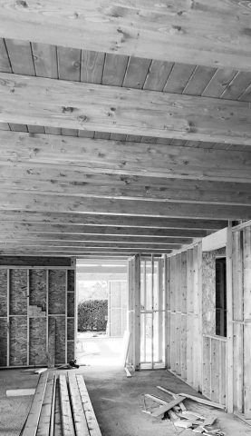 Casa de madera. Entradamo ligero. Proceso de obra. Arquitectos Valencia