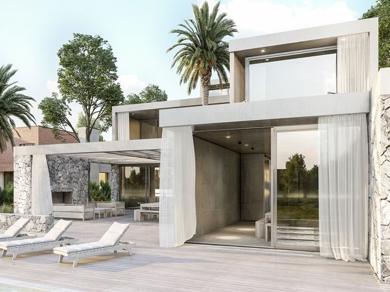 Casa Nordelta. Vivienda unifamiliar obra nueva. Arquitectos Valencia